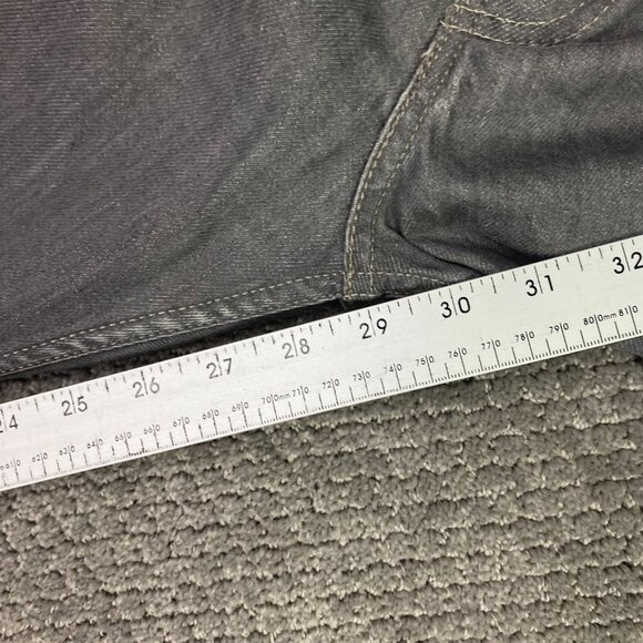 Levi's 569 Loose Straight Fit Jeans Men's 42 x 30 Measures 45 x 29 Gray - Picture 13 of 13